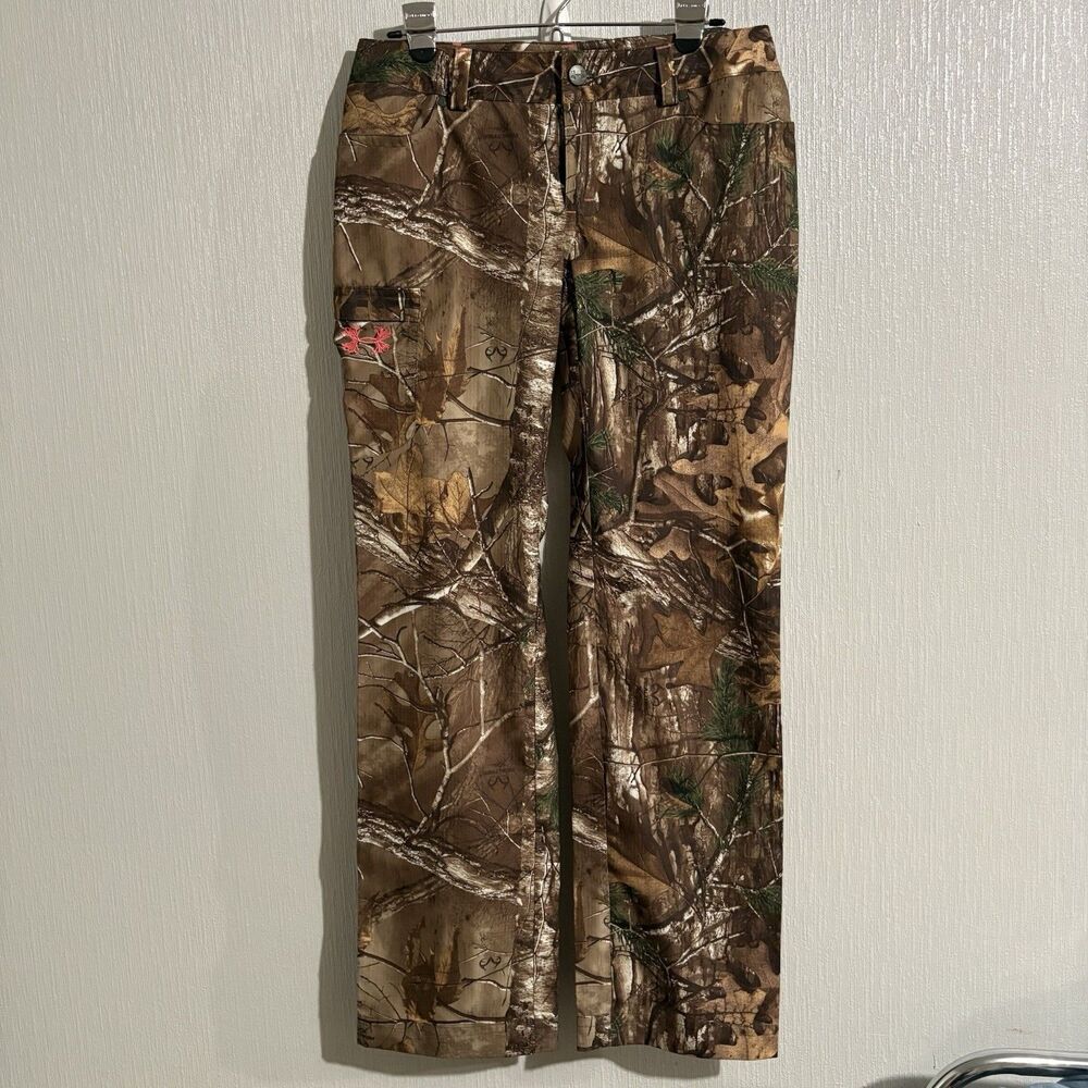 Under Armour Realtree Xtra Camo Cargo Performance Pant Hunt Outdoor Women's 8
